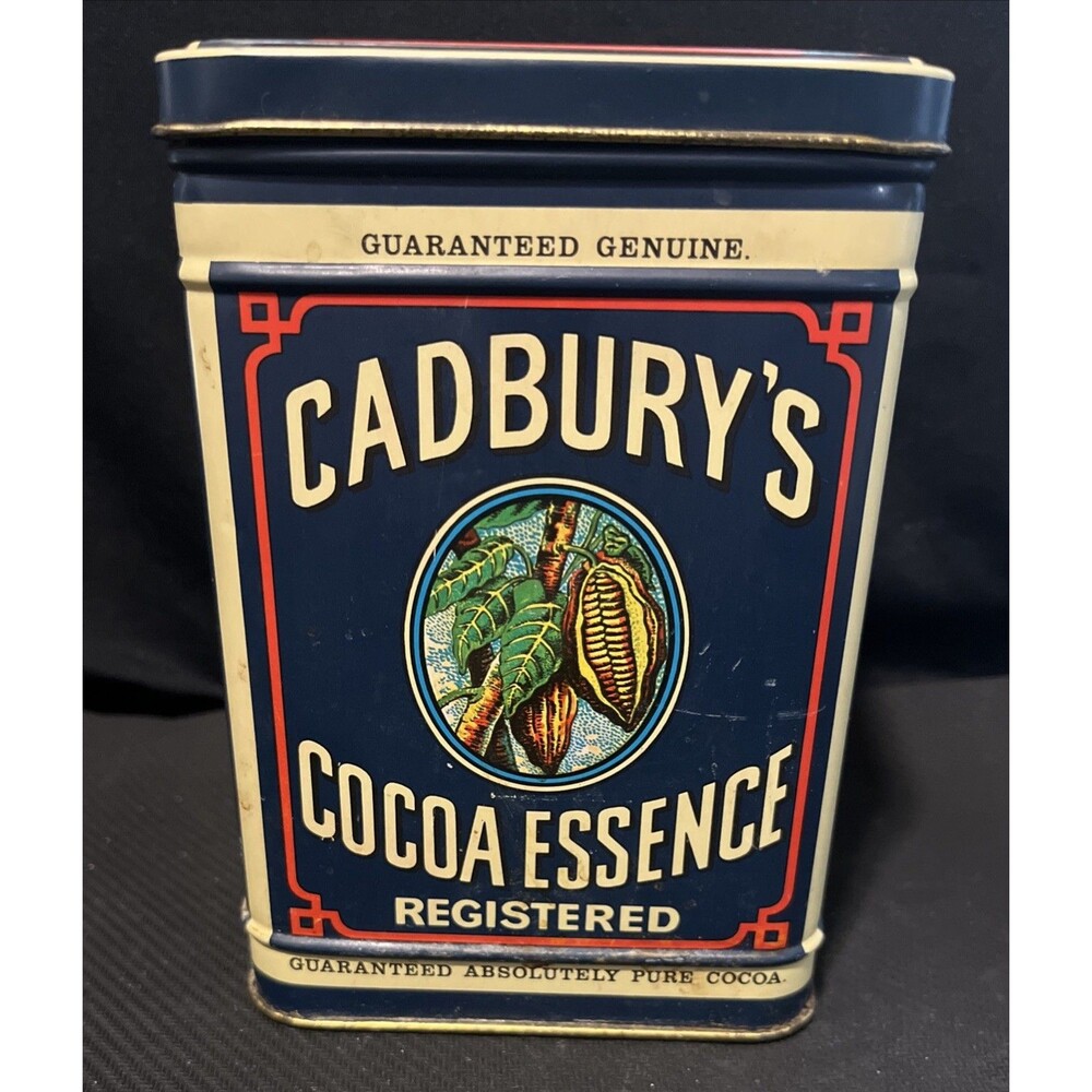 Vintage 1977 Cadbury’s Cocoa Essence Tin Replicans Bedford England